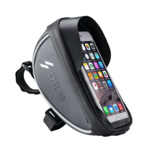 Bolsa soporte teléfono bicicleta con pantalla táctil y visera solar 0.5L