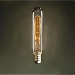 Bombilla filamento Edison vintage G80 E14 40W para decoración industrial