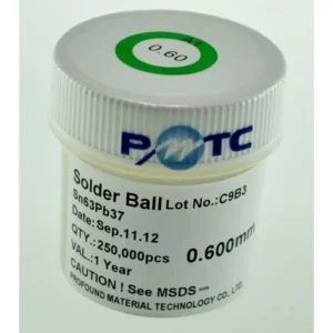 Bote bolas estaño con plomo 0,6mm 250.000 unidades para soldadura