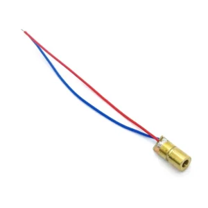 Cabezal láser rojo 5mw 5v sin lente ni carcasa para proyectos electrónicos