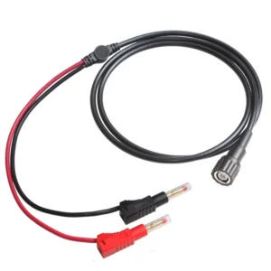 Cable coaxial RG58 BNC macho a bananas con conectores Amass de 140 cm