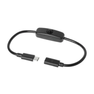 Cable de extensión USB-C tipo C macho a hembra con interruptor ON/OFF para carga
