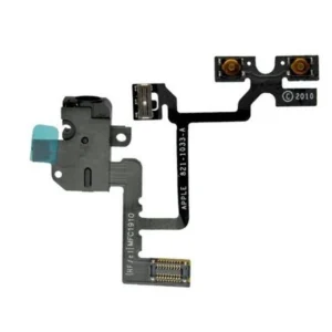 Cable Flex Audio iPhone 4 Negro - Repuesto para Reparación Original