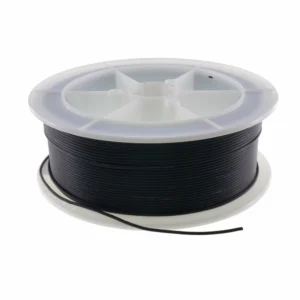 Cable flexible silicona 22AWG resistente hasta 200º y 600v color negro
