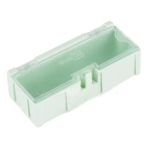 Cajita componentes SMD modular con tapa 75mm x 31,5mm para almacenamiento seguro