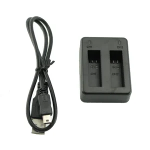 Cargador externo baterías GoPro Hero 4 para carga dual de dos baterías