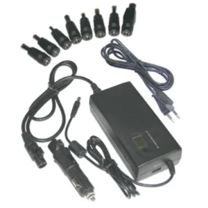 Cargador universal portátil 90w para casa y coche compatible con portátiles