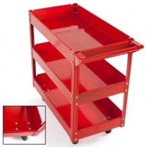 Carro herramientas taller profesional 3 pisos con ruedas de montaje TSX TOOL