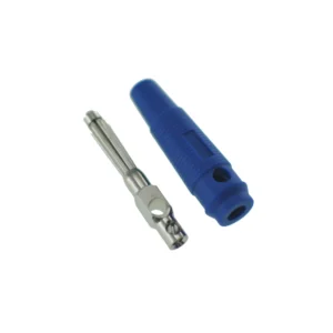 Conector Banana 4mm Azul BP4526 para Cables de Medición y Multímetros