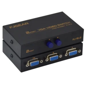 Conmutador VGA 2 entradas 1 salida - Switch VGA para monitor PC sin pérdida de calidad