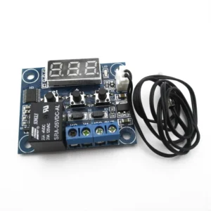 Controlador de temperatura W1209 12V con sonda sumergible y relé incorporado