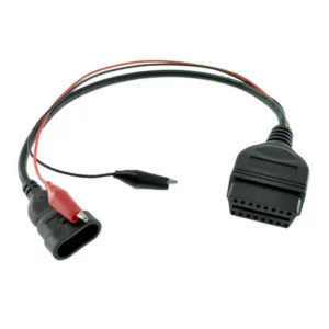 Convertidor Fiat Alfa Lancia 3 Pin a 16 Pin OBDII para diagnóstico automotriz