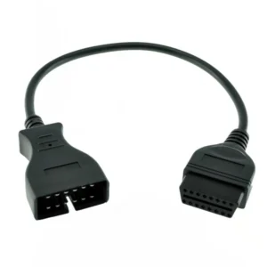 Convertidor GM 12 Pins a 16 Pins OBDII para diagnóstico de vehículos GM