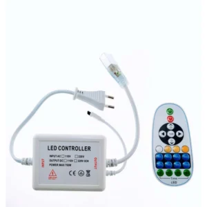Dimmer para tira led 220v con mando a distancia y regulador de intensidad
