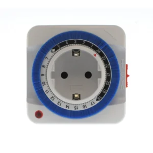 Enchufe temporizador programador analógico diario 24 horas, 3500W fácil de usar
