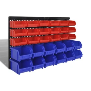 Estantería de bricolaje de pared con cajas apilables TSX TOOL 32pc