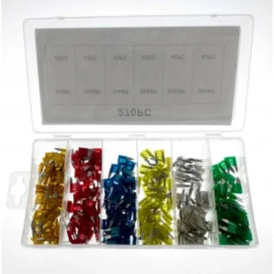 Estuche Kit 270 Unidades de Mini Fusibles para Coche con 6 Valores