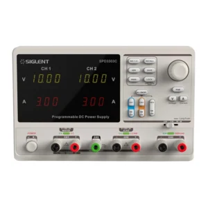Fuente laboratorio Siglent SPD3303C 0-30V con triple salida programable y conexión PC