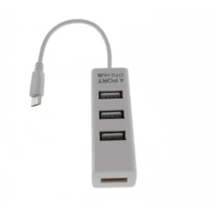 Hub USB OTG Micro USB Android 4 Puertos - Expande tu conectividad fácilmente