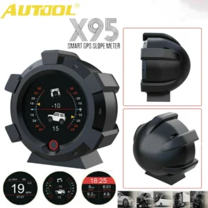 Inclinómetro multifuncional Autool X95 con giroscopio multieje y sistema GPS