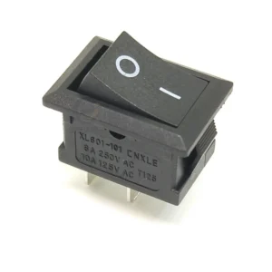 Interruptor Basculante XL601 Negro - Interruptor ON/OFF compacto y fácil de instalar