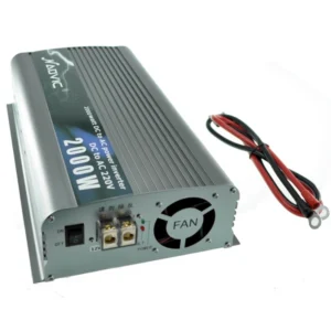 Inversor corriente 12v a 220v 2000w para coche, caravana y barco
