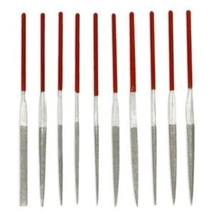 Juego de 10 mini limas ultra finas para electrónica y soldadura de precisión
