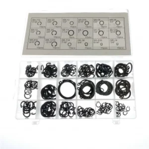 Juego de clips Seeger 225 piezas - Pack de anillos de retención TSX TOOL