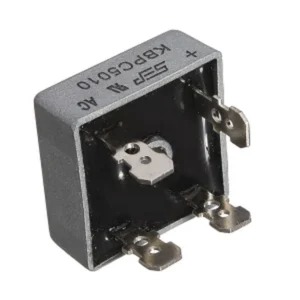 KBPC5010 Puente rectificador 1000V 50A con terminales 6,4x0,8mm para electrónica