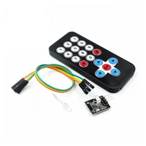 Kit control remoto infrarrojo para Arduino con sensor IR 38kHz y mando ultrafino
