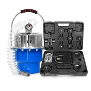 Kit Purgador de Frenos y Embrague Neumático a Presión 5L con Manómetro y Adaptadores