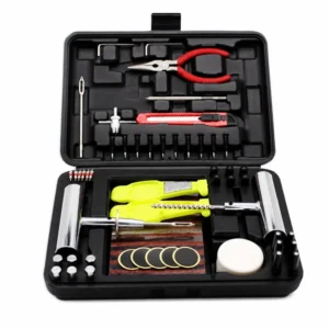 Kit Reparación Pinchazos Neumáticos 87 Piezas Profesional Coche SUV Furgoneta