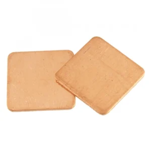 Lamina termica cobre 20x20 0.8mm de grosor para disipacion termica eficiente