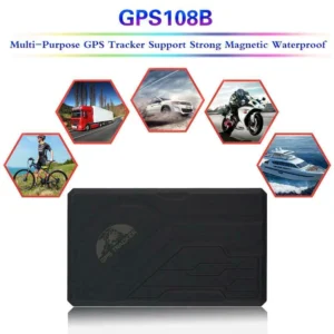 Localizador GPS batería larga para coche TK108B con alarma SOS y base magnética