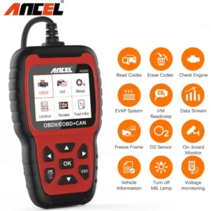 Máquina de diagnóstico Ancel AS500 OBD2 Scanner para vehículos