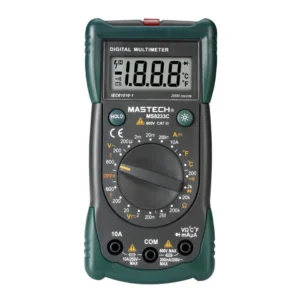 Mastech MS8233C - Polímetro digital con termopar tipo K y comprobación de diodos