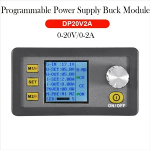Módulo de alimentación programable DP20V2A con pantalla LCD de alta precisión