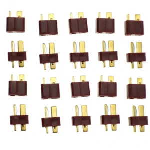 Pack 20 conectores T-Dean (10 macho + 10 hembra) para drones y RC