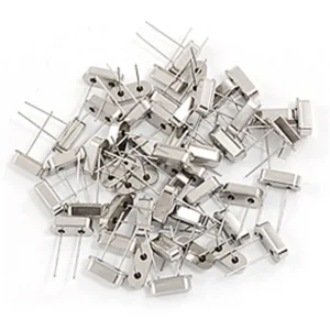 Pack 50 cristales de cuarzo oscilador HC49S, 10 valores de 6MHz a 40MHz