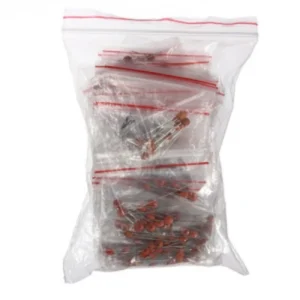 Pack condensadores cerámicos 300 unidades con 30 valores distintos de 2pF a 0,1uF