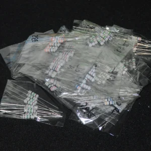 Pack resistencias 1W 230 unidades - 23 valores diferentes de 22 Ohm a 1M Ohm