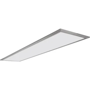 Panel LED Slim 120x30cm 48W 4500lm 4500K con Marco Plata y Luz Blanca