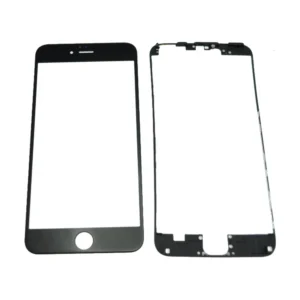 Pantalla de Cristal iPhone 6S Plus 5,5" Negro con Marco Adhesivo