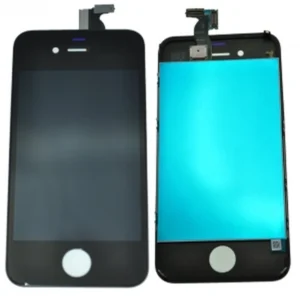 Pantalla iPhone 4 negra con panel táctil y cristal lista para instalar