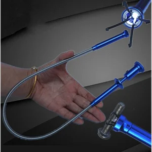Pinza Capturadora Magnética Flexible con Luz LED y Gancho de Garra de Largo Alcance