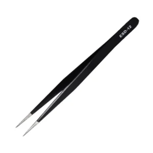 Pinzas Antiestaticas Electronica ESD-12 para electrónica y soldadura de precisión