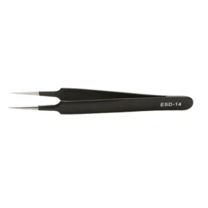 Pinzas Antiestaticas Electronica ESD-14 para trabajos precisos en electrónica
