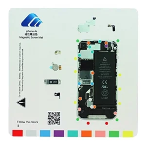 Pizarra magnética para organizar tornillos iPhone 4S de forma práctica y segura