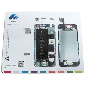 Pizarra magnética para organizar tornillos iPhone 6 con guía de colores