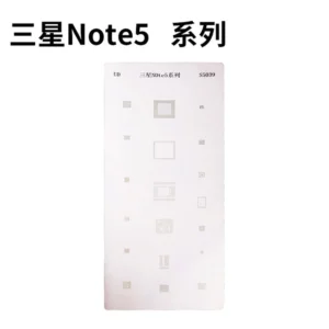 Placa stencil Samsung Note 5 para reballing IC con precisión profesional